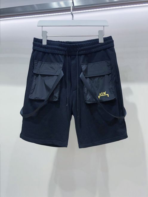 ACOLDWALLアコールドウォール 公式激安通販 純綿 ショットパンツ 大人気 シンプル 五分ズボン ポケット付き メンズ ブラック