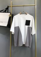 ACOLDWALL ホットウォール コールドウォール偽物 純綿 トップス ゆったり 半袖 スプライス服 芸術感 柔らかい ホワイト