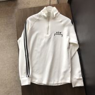 ACOLDWALL ア・コールドウォールトップス激安通販 トップス 長袖Tシャツ 純綿 シンプル ハイネック 半チャック ホワイト