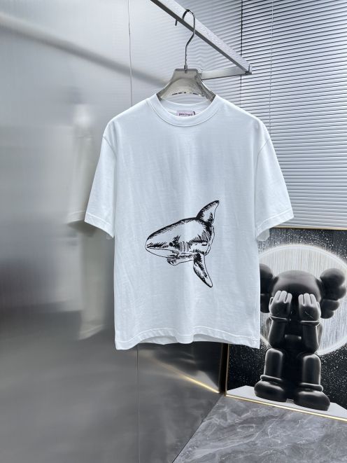 パームエンジェルス tシャツｎ級品 純綿 トップス 丸首 半袖 柔らかい ゆったり 人気新作 2色可選 ホワイト