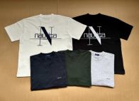 ノーティカ ラガーシャツｎ級品 純綿トップス 短袖 ゆったり シンプル ファッション N文字プリント 人気新作 5色可選
