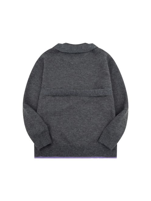 爆買い大得価 ジバンシィ ルックコピー 暖かい ウール 冬服 厚い セーター ニットトップス シンプル 人気定番 グレイ