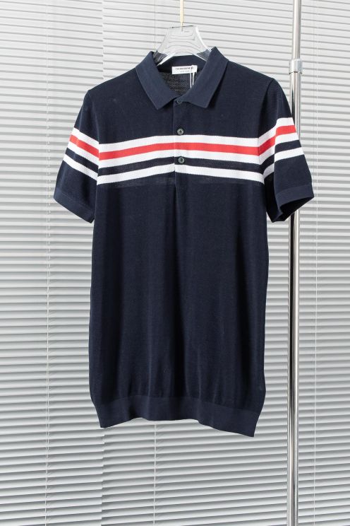 激安通販のトム・ブラウン polo偽物 メンズポロシャツ