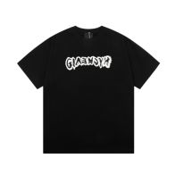 春夏新作 ジバンシィランテルディスーパーコピー 純綿 トップス Tシャツ 半袖 プリント ロゴプリント 人気品 シンプル 2色可選 ブラック