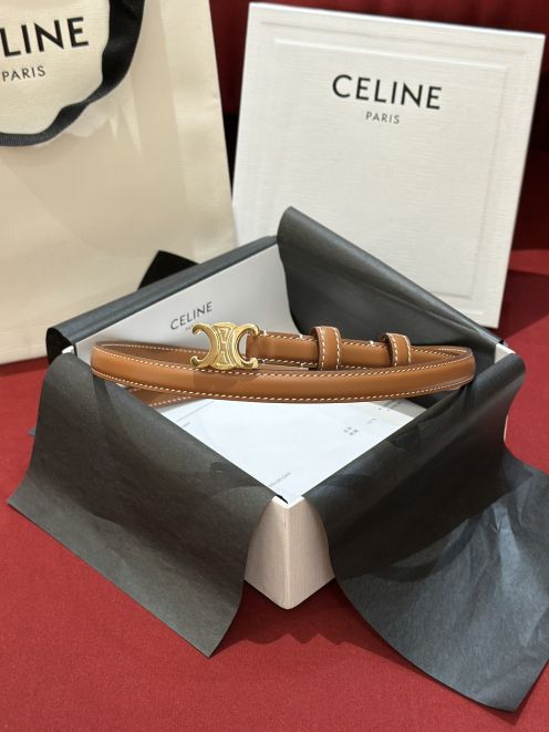 人気品 セリーヌチェーンｎ級品 牛革 パンチング レディース レザー レディース ビジネス 仕事用 ゴールドバックル ブラウン