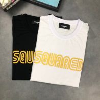 お買い得豊富な ディー スクエアー ド メンズ偽物 ド 公式コピー シンプル Tシャツ トップス 純綿 品質保証 短袖 2色可選