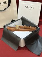 人気品 セリーヌチェーンｎ級品 牛革 パンチング レディース レザー レディース ビジネス 仕事用 ゴールドバックル ブラウン