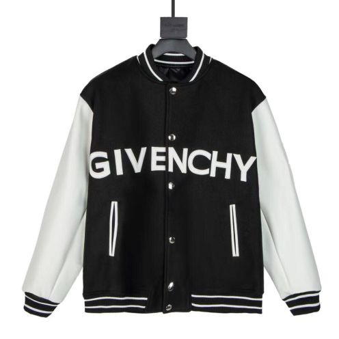 ジバンシィ アウター激安通販 純綿 トップス ジャケット 野球服 ファッション 男女兼用 2色可選 ブラック