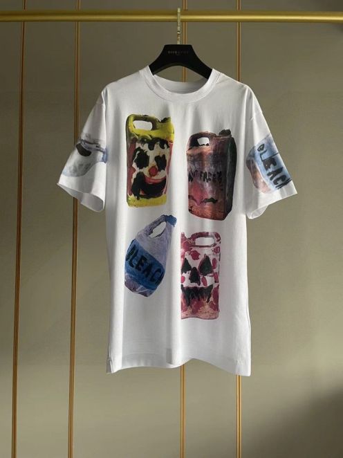 春夏人気セール安い ジバンシィ tシャツ レディース偽物トップス 純綿 短袖 プリント 柔らかい ホワイト