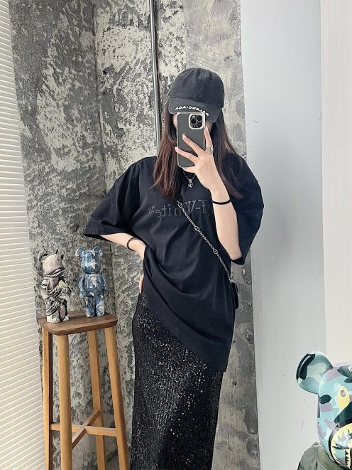 HOT100%新品 オフホワイト 矢印 tシャツ スーパーコピー ファッション感  通気性