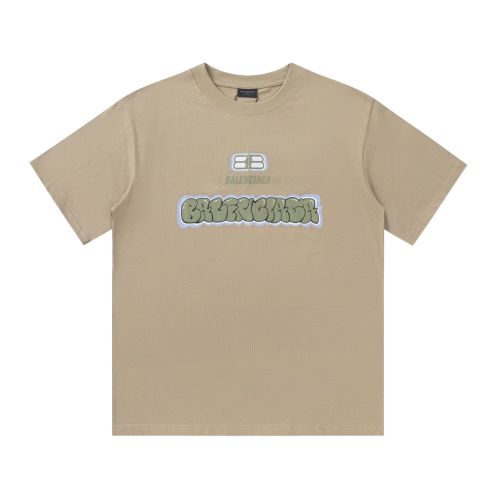 人気セール 高品質バレンシアガ tシャツ偽物  プリント入り  快適 質感 落ち肩