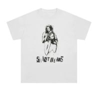 SAINTMICHAEL 新作到着!! セントマイケル オンラインｎ級品 純綿 短袖tシャツ プリント スーパースター トップス  シンプル 大人気 ホワイト