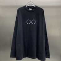ヴェトモン スカルtシャツｎ級品 純綿 トップス 長袖 シンプル ファッション プリント 高級品 ブラック