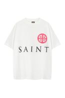 爆買い大得価 セントマイケルtシャツ激安通販 トップス 純綿 プリント 短袖 シンプル 大人気 夏服 ホワイト