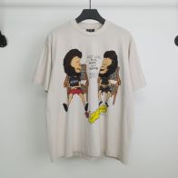 春夏新作 セントマイケルtシャツコーデ激安通販 プリント 純綿 トップス シンプル 半袖 ファッション 男女兼用 ホワイト