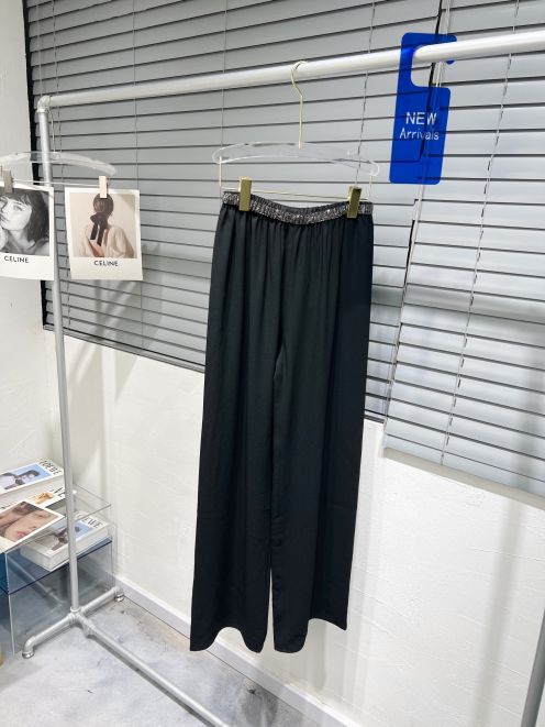 最安値！大人気 アレキサンダーワン メンズ パンツ激安通販 ズボン カジュアル 筒形ズボン シンプル ブラック