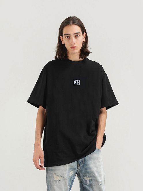 お買い得豊富な アレキサンダーワンtシャツ激安通販 トップス 半袖 純綿Tシャツ シンプル 柔らかい 人気新作 2色可選