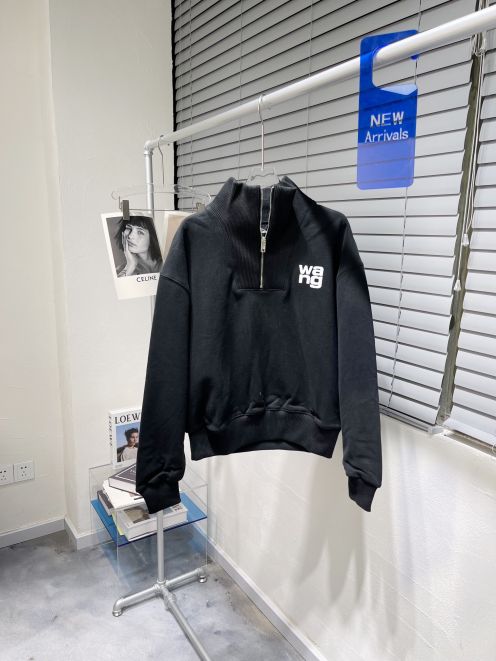 着心地が良い アレキサンダーワン インナーｎ級品 トップス 純綿 ハイネック 厚い 暖かい ファッション ブラック