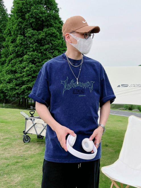 シンプル印象になって ユヴェントス tシャツスーパーコピー 純綿 トップス 短袖 プリント ゆったり 人気 ブルー