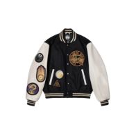 人気定番 ステューシージャケットサイズ感偽物 トップス アウター 運動服 stussy X Denim Tearsコラボモデル 高級品 ブラック