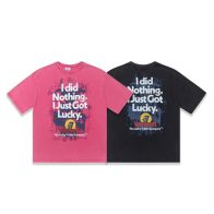 爆買い大得価 ヴェトモン スカルtシャツ激安通販 純綿 トップス 短袖 プリント ゆったり カジュアル 2色可選