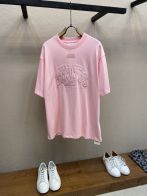 お買い得大人気 ヴェトモン パーカー ユニコーンコピー 純綿 トップス 短袖 シンプル 日常 男女兼用 ピンク