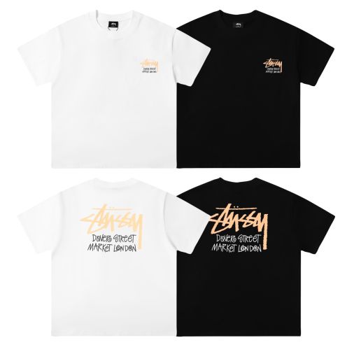 低価直輸入専門店 ステューシーtシャツメンズｎ級品 トップス 純綿 ファッション 短袖 文字プリント シンプル 2色可選