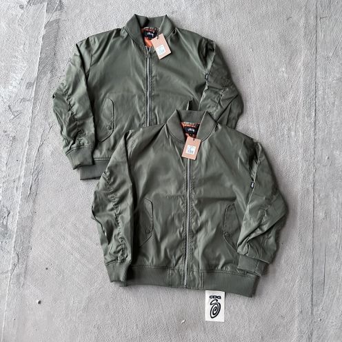 ステューシー アノラック激安通販 Stussy x CDGコラボ トップス アウター 人気 ファッション 限定品 グレイ