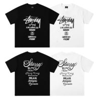 春夏新作 ステューシー半袖tシャツｎ級品 トップス 純綿 プリント ファッション 人気 シンプル 2色可選