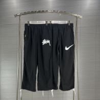 stussy イージーパンツスーパーコピー ズボン 防水 防風 Nike x Stussyコラボ ランニング シンプル ブラック