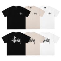 品質保証安い ステューシー 夏服コピー トップス 純綿 半袖 プリント ファッション 人気販売 3色可選