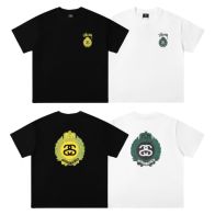 人気定番安い ストゥーシー コラボ tシャツコピー トップス 純綿 ファッション 半袖 プリント シンプル 2色可選