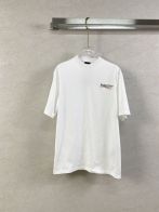 夏 新作登場 バレンシアガtシャツcrew偽物 トップス 純綿 ファッション 男女兼用 柔らかい 2色可選 ホワイト