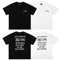 限定セール低価 ステューシーtシャツ 着丈スーパーコピー トップス 純綿 柔らかい 短袖 プリント 2色可選
