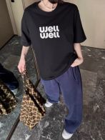 WE11DONE ウェアハウス 800 シルエットｎ級品 トップス 純綿tシャツ シンプル 人気品 2色可選