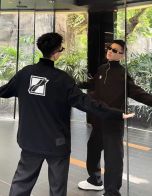 WE11DONE ウェルダン意味激安通販 プリント 純綿 Tシャツ トップス 長袖 人気新作 シンプル ブラック
