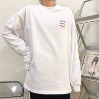 WE11DONE お買い得豊富な ウェルダンシャツスーパーコピー 長袖 tシャツ 純綿トップス ダイヤモンド飾り ホワイト