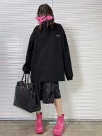 WE11DONE 最安値人気 ウェルダン ネックレススーパーコピー 長袖tシャツ 純綿トップス 柔らかい ロゴプリント 2色可選