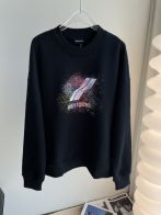 WE11DONE ウェルダンパーカースーパーコピー 人気新品 トップス 丸首 プリント 日常服 長袖 ブラック