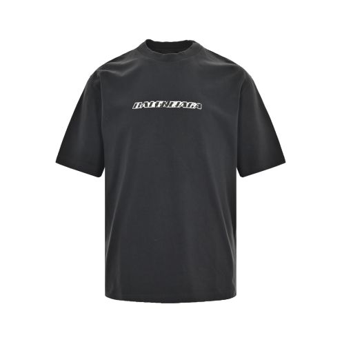 バレンシアガ 激安通販 コピー 半袖 Tシャツ コットン ブラック 柔らかい 花柄