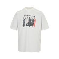 バレンシアガ 偽物 コピー 半袖 Tシャツ コットン ホワイト 柔らかい 花柄