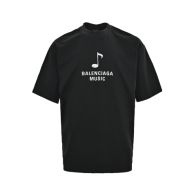 バレンシアガ 偽物 コピー 半袖 Tシャツ コットン ブラック 柔らかい 花柄