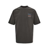 バレンシアガ 定番人気物 コピー 半袖 Tシャツ コットン ブラック 柔らかい 花柄