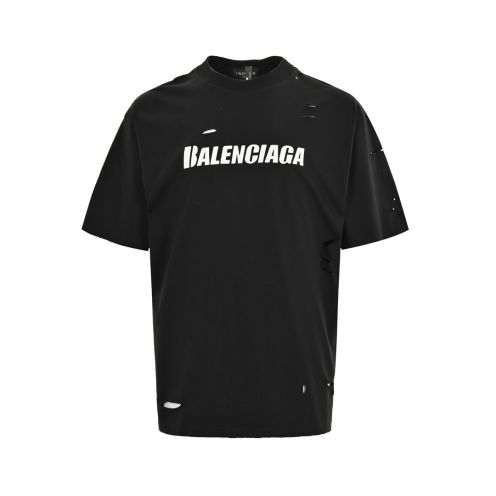 バレンシアガ n級品 コピー 半袖 Tシャツ コットン ブラック 柔らかい 花柄