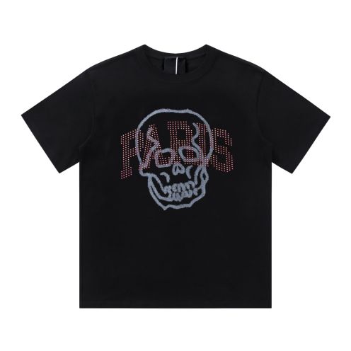 ジバンシィ tシャツ メンズ激安通販 トップス 純綿 丸首 プリント 髑髏ロゴ 男女兼用 ファッション 2色可選 ブラック
