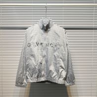 ジバンシィ コートスーパーコピー ジャケット トップス 軽量 ハイネック 防風 刺繍ロゴ 人気定番 シンプル グレイ