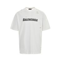 バレンシアガ 偽物 コピー 半袖 Tシャツ コットン ホワイト 柔らかい 花柄