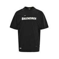 バレンシアガ n級品 コピー 半袖 Tシャツ コットン ブラック 柔らかい 花柄
