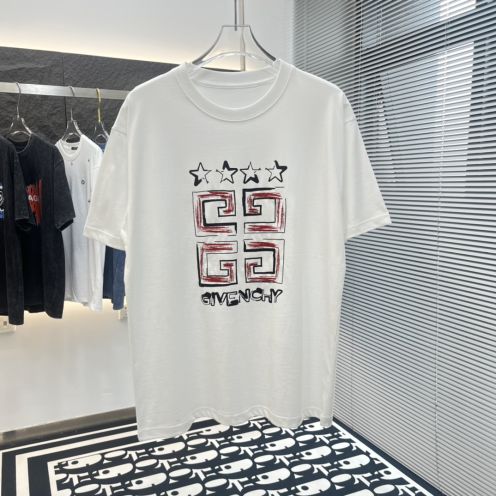 存在感のある ジバンシィtシャツスーパーコピー 半袖 トップス 純綿 シンプル 新品 柔らかい ファッション ロゴプリント ホワイト