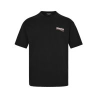 バレンシアガ 偽物 コピー 半袖 Tシャツ コットン ブラック 柔らかい 花柄